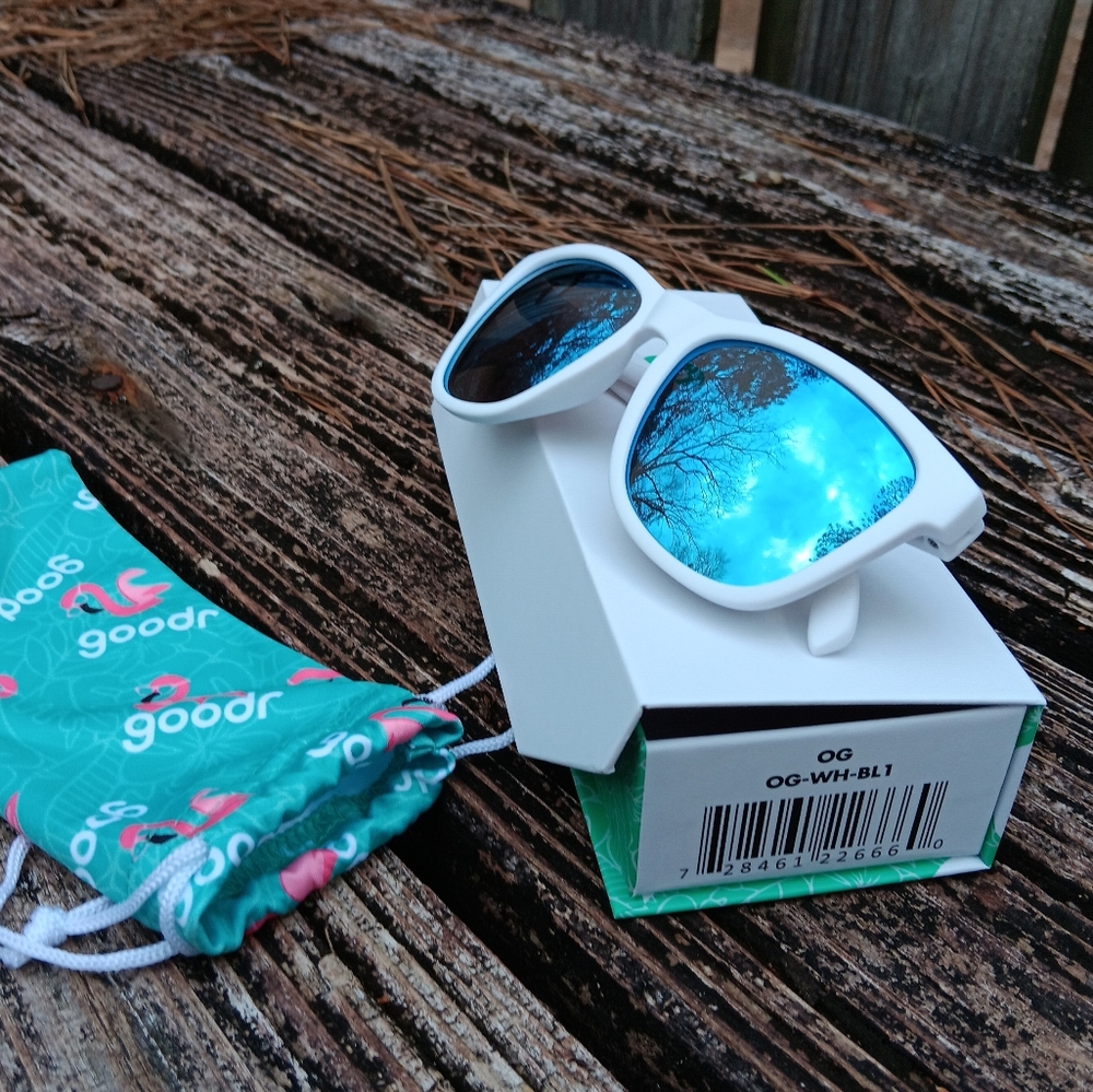 Goodr White Polarized Sunglasses
